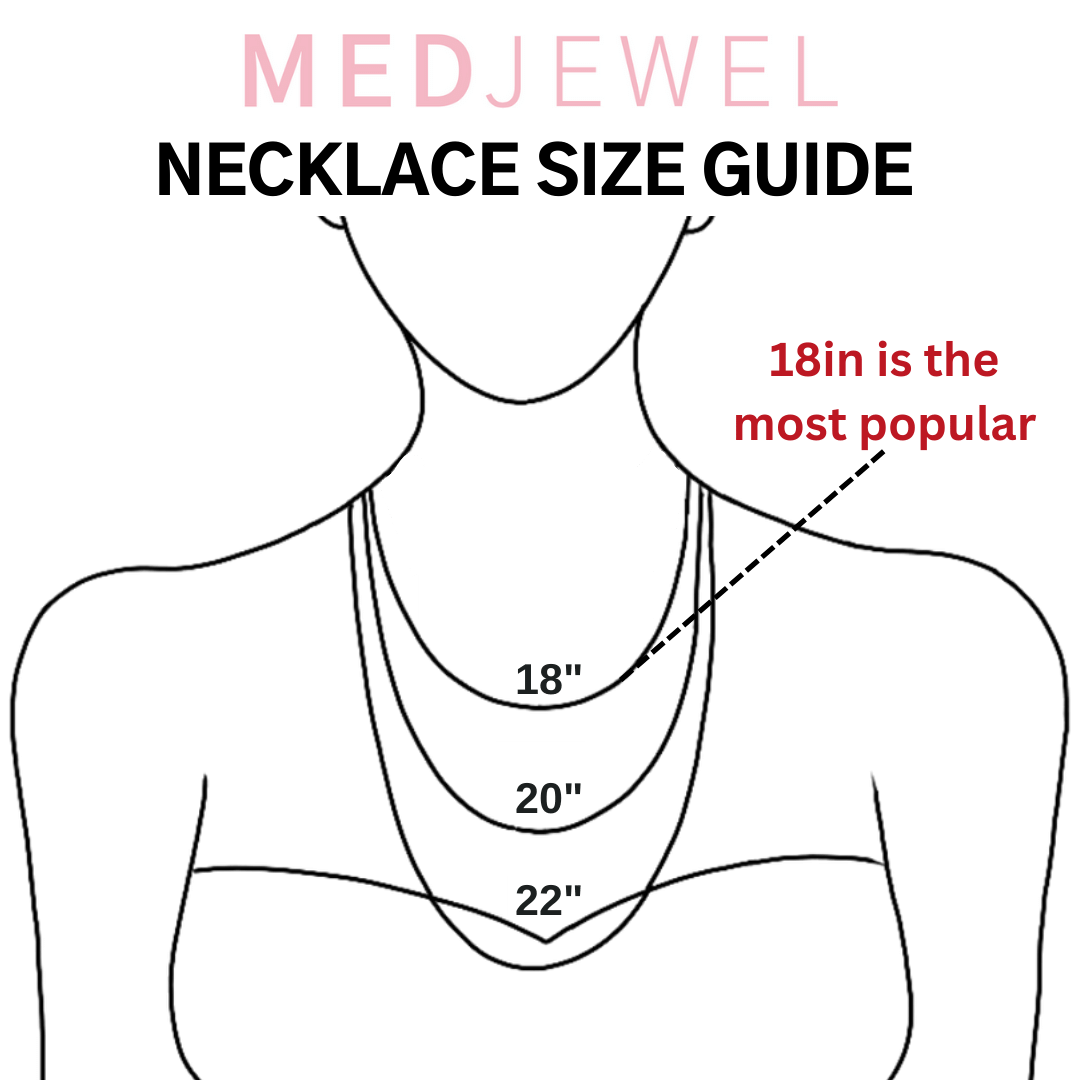 Stethoscope Name Necklace EKG