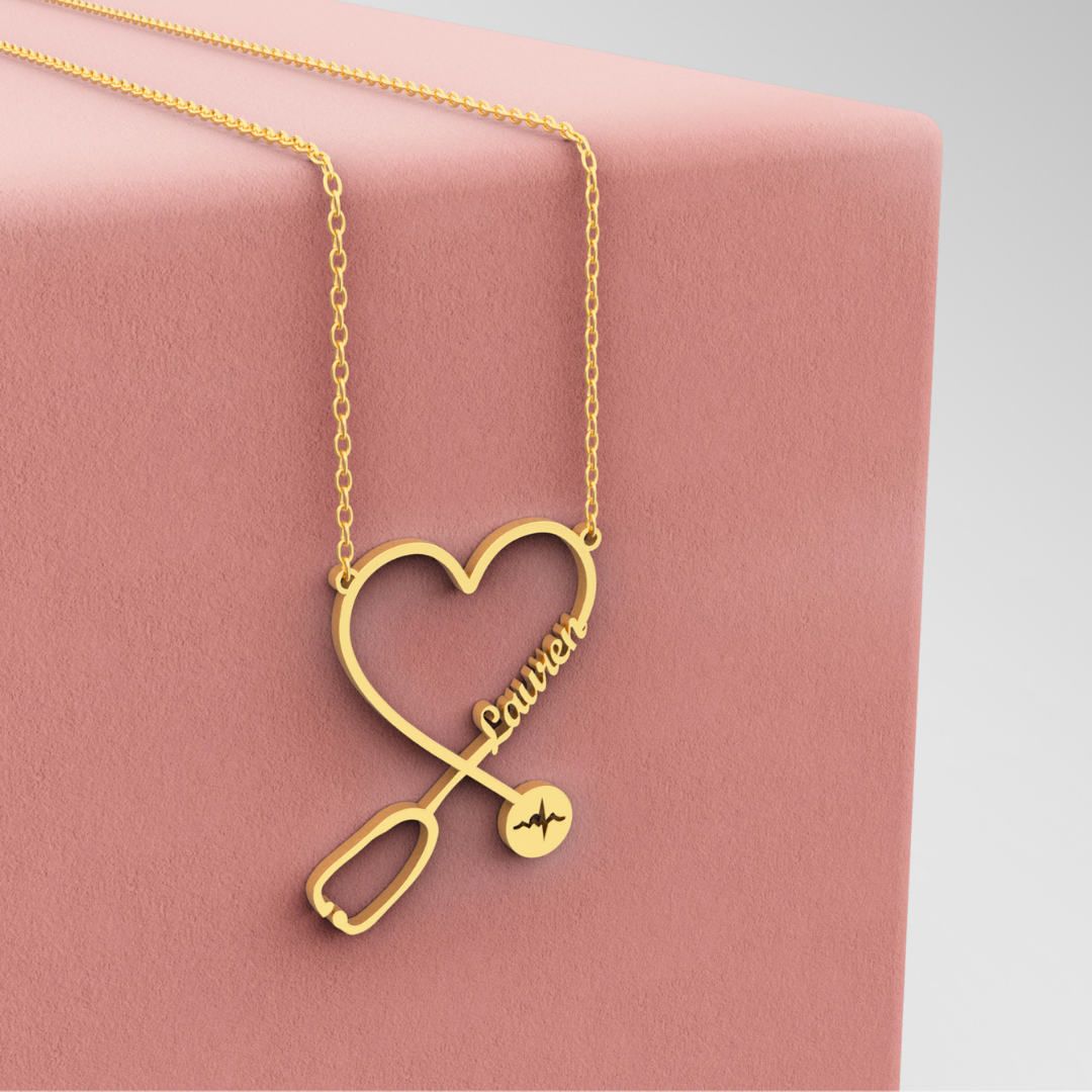 Stethoscope Necklace gifts for nurses graduation doctor gift jewelry