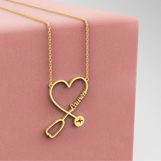 Stethoscope Necklace gifts for nurses graduation doctor gift jewelry