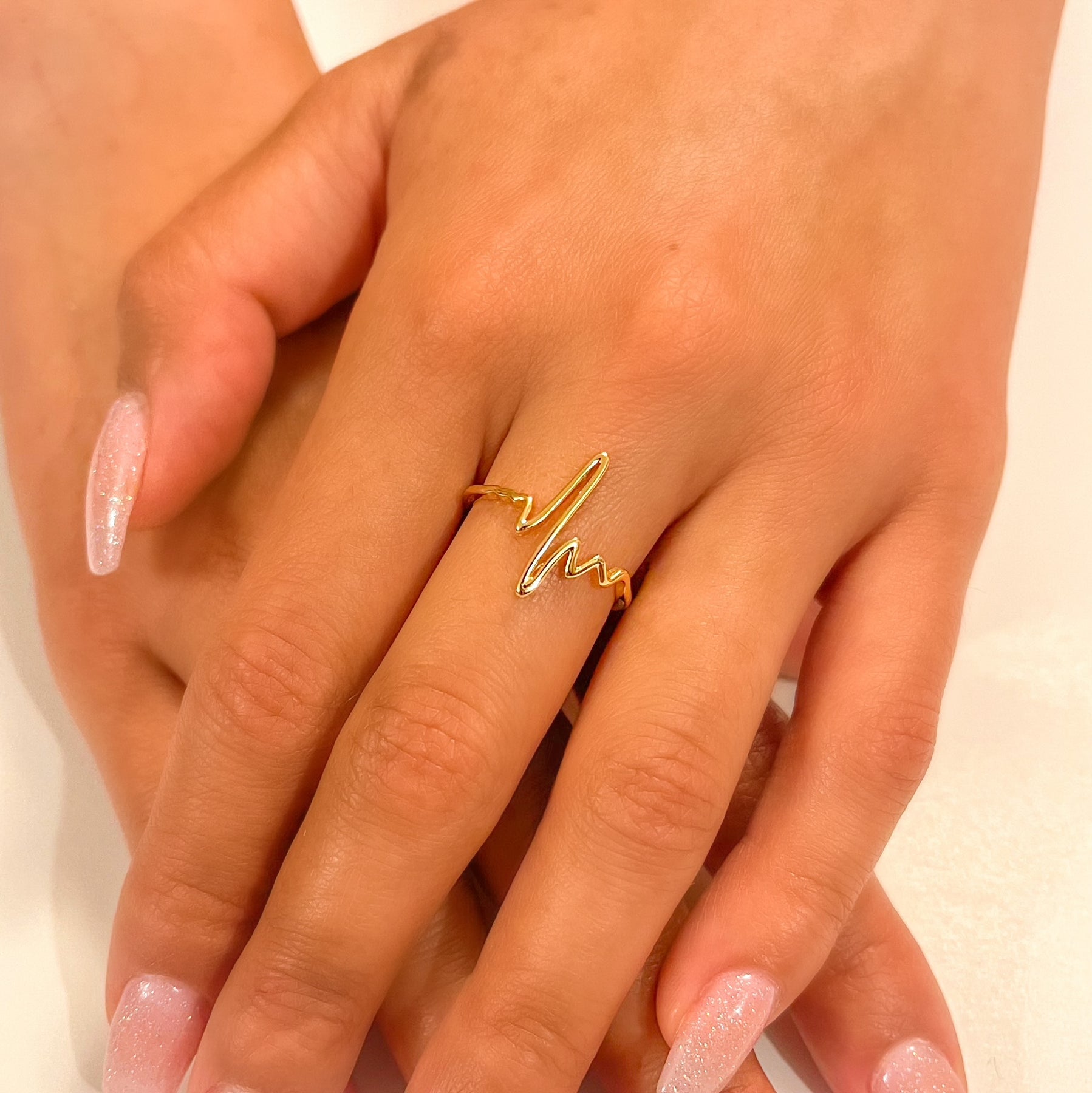 EKG Hearbeat Adjustable Medical Ring | Gift For Doctor Nurse Student ...