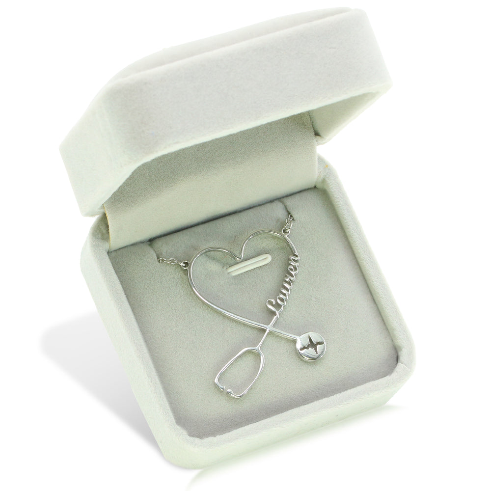 Stethoscope Necklace gifts for nurses graduation doctor gift jewelry